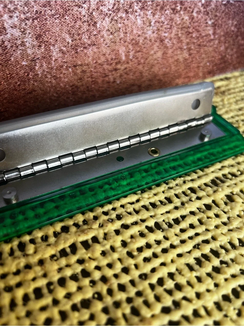Green Desk Letter Opener and Ruler Combo - Office Stationery